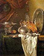 Willem Kalf Still Life with Chafing Dish, Pewter, Gold, Silver and Glassware China oil painting reproduction